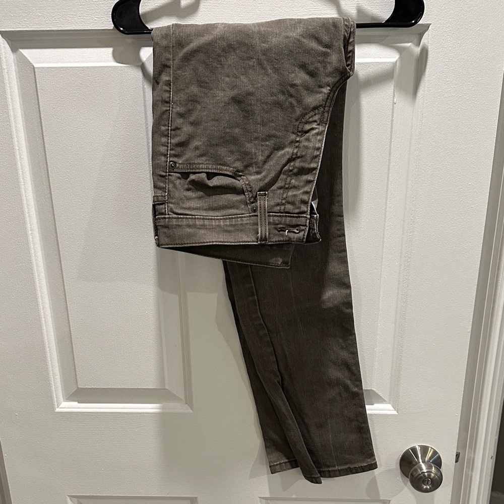 Levi 511 size 31/32 Grey/Dark Green Denim Jeans